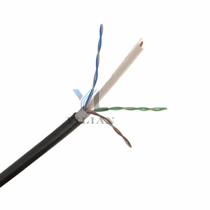 <span class=keywords><strong>Cable</strong></span> <span class=keywords><strong>de</strong></span> <span class=keywords><strong>Internet</strong></span> para Exteriores 23AWG, Venta Directa <span class=keywords><strong>de</strong></span> Fábrica, PVC con Doble Revestimiento, 0.57mm 0.58mm 305m UTP FTP SFTP Cat6 para Redes - Product Image 2