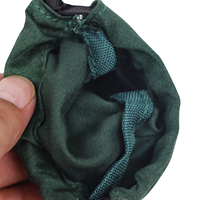 Vente en gros de sacs cadeaux miniatures en velours de luxe avec logo personnalisé, fermeture à cordon, petite pochette pour bijoux haut de gamme, emballage de souvenirs