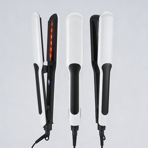 <span class=keywords><strong>Plancha</strong></span> de Pelo de Cerámica con Infrarrojos y Vapor, <span class=keywords><strong>Plancha</strong></span> de Peinado Multiusos con Terapia de Luz Roja para un Estilo Rápido y Duradero - Product Image 1