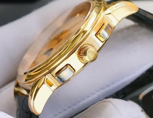 Reloj de pulsera de lujo de alta gama con movimiento mecánico de fase lunar y calendario perpetuo personalizado multifunción - Product Image 3
