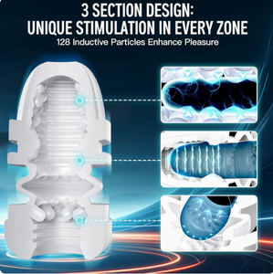 Masturbateur masculin réaliste en silicone souple avec contrôle par application, aspiration, vibration, fonction vocale et poussée télescopique automatique - Product Image 3