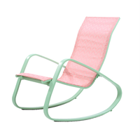 Chaise longue confortable de style nordique pour salon, balcon, extérieur et intérieur, chaise à bascule lourde pour le loisir, vente en gros personnalisée