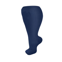 Chaussettes de compression logo personnalisé pour entraînement genou haut 7XL grande taille femmes hommes athlétique infirmière Extra large mollet large