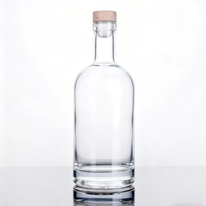 Botella <span class=keywords><strong>de</strong></span> Vidrio <span class=keywords><strong>de</strong></span> Diseño Nuevo al por Mayor, Botella <span class=keywords><strong>de</strong></span> Vidrio Personalizada para Licor, Vodka, Ginebra, Whisky, <span class=keywords><strong>Tequila</strong></span>, 500 ml, 750 ml, con Tapón - Product Image 6