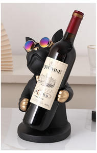 Ornement créatif moderne de casier à vin de chien maison entrée Table à manger meuble TV décor de haute qualité <span class=keywords><strong>Pit</strong></span> <span class=keywords><strong>Bull</strong></span> casier à vin ornement - Product Image 6