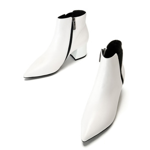 Stivale invernale da <span class=keywords><strong>donna</strong></span> con <span class=keywords><strong>tacco</strong></span> largo elastico e <span class=keywords><strong>tacco</strong></span> largo - Product Image 3