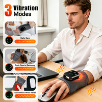 Kabelloser Rotlichttherapie-Handmassager mit Intelligenter NTC-Heizung und Vibration, Handgelenk-Massagegürtel zur Linderung von Karpaltunnelsyndrom-Schmerzen
