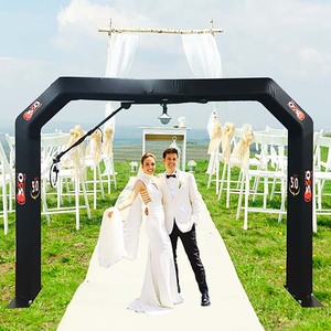 Portable Selfie Overhead 360 Photo Booth Truss 360 Spinner Plate-forme Caméra SLR Compatible Bluetooth Télécommande Utilisation commerciale - Product Image 4