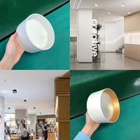 Plafonnier rond moderne rétroéclairé à montage en surface, éclairage anti-éblouissement pour bureau et hôtel, luminaires LED SMD, spot lumineux