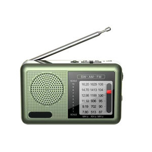 วิทยุพกพา AM FM SW หลายย่านความถี่ พร้อมเสาอากาศแบบยืดหดได้ แบตเตอรี่แบบชาร์จได้ เหมาะสำหรับผู้สูงอายุ ใช้ในบ้านและฟังนอกบ้าน - Product Image 1