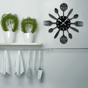 Modern <strong>Clock</strong> Wall <strong>Clocks</strong> Horloge Metal Large Craft Home Decoration Relojes Design Kitchen Nordic Silent Quartz 2023 Creative <strong>Art</strong> - Product Image 3