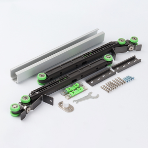 ระบบ<span class=keywords><strong>ประตู</strong></span>บานเลื่อนซ่อนแบบซอฟต์โคลสคู่ ผลิตจากสังกะสีอัลลอยด์และอะลูมิเนียม รับน้ำหนักได้ 80 กก. ดีไซน์ทันสมัย - Product Image 6