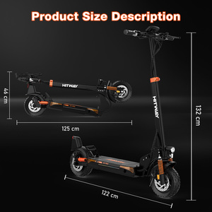 Hitway h9pro xe điện 48V 27ah pin có thể gập lại thiết kế ứng dụng điều khiển mạnh mẽ nhanh CE chứng nhận di động hai - Product Image 5