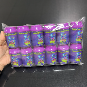 Barattolo di Plastica Personalizzato da 3,5g 100ml per Caramelle, Biscotti, Gomme, Erbe e <span class=keywords><strong>Fiori</strong></span> <span class=keywords><strong>con</strong></span> Etichetta - Product Image 5