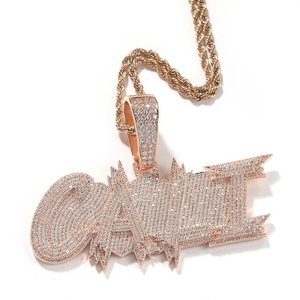Colgante de Lujo de Plata de Ley 925 con Moissanita, Joyería de Moda Hip Hop Unisex, Amuleto, Regalo para Fiesta, Pieza Destacada - Product Image 2