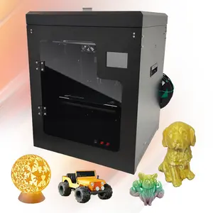 Impressora 3D DC conjunto de impressoras totalmente metálicas Pei cama de nivelamento automático com nova extrusora direta