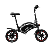 Vélo électrique pliable D3F 250W avec moteur central sans balais, batterie au lithium, cadre en acier de 14 pouces, Reliago 36V 10Ah, mini vélo de banlieue