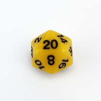 Vente en gros mdn 20 faces transparentes acrylique RPG dés perle motif Coc métal carré pour jeu de société enseignement donjons D20