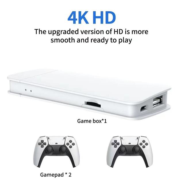 M15 HD 4K TV Dual Handle Game Console 64GB Retro Classical 20000 Games Handheld Video Game Station Stick with 20+emulator