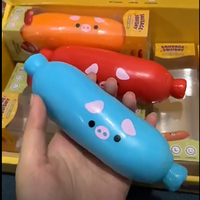 Nouveau design Kawaii Jouet Squishy en forme de hot-dog fait main, super doux, sonore et anti-stress, boîte mystère, vente en gros