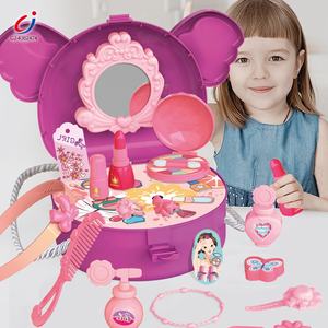 Chengji Pretend Play Makeup Kit Girls Beauty Cosmetic <strong>Dressing</strong> Shoulder Bag Pretend Makeup Toy for <strong>Toddlers</strong> - Product Image 2