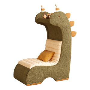 Chaises de canapé dinosaure vert pour enfants Vivid Anime Doll - Product Image 2