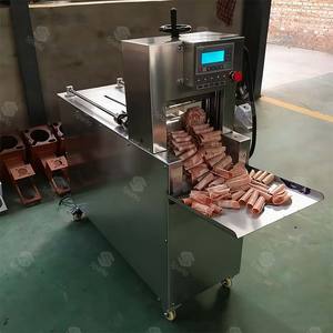 Çok fonksiyonlu ticari elektrikli et kesme ve dilimleme makinesi | Kasap dükkanı için otomatik dondurulmuş ve taze et dilimleyici - Product Image 3