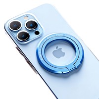 Support de téléphone portable flexible en alliage d'aluminium avec fixation magnétique pour bureau