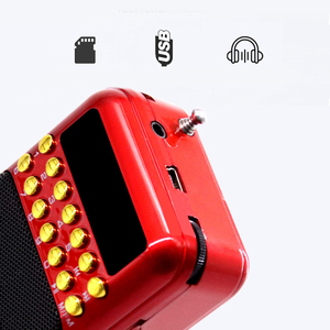 <b>B</b>-872BT Portable Digital FM Radio BT TF Card <b>USB</b> MP3 Player 18650 Rechargeable Battery Portable Speaker Big Volume Wholesale - Product Image 6