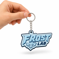 Porte-clés en caoutchouc souple écologique, non toxique, recyclable, avec logo personnalisé, design 3D pour cadeaux d'entreprise, événements promotionnels