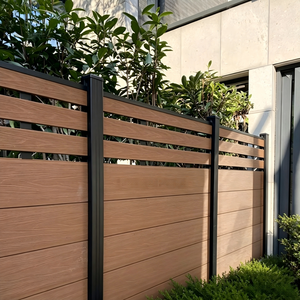 <span class=keywords><strong>Panneau</strong></span> de clôture de piscine modulaire en WPC brun <span class=keywords><strong>anti</strong></span>-rouille de 1,2 m (4 pieds) x 1,8 m (6x8) pour maisons, livraison gratuite - Product Image 2