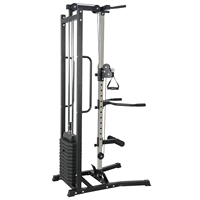 Machine de musculation multifonctionnelle pour la maison, pour la musculation du dos et des bras, construction métallique, pile de poids de 65 kg