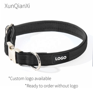 <span class=keywords><strong>Collar</strong></span> de Caza Personalizado con Logotipo de Marca para Perros, Ajustable, de Liberación Rápida, de Nailon, con Costuras Creativas, Color Negro Neutro, Talla XL, en Pequeñas Cantidades - Product Image 4