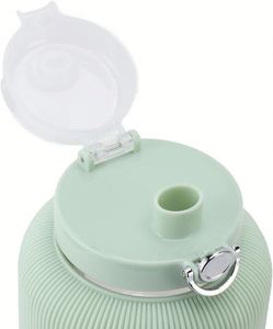 Licuadora de Acero Inoxidable de Gran Capacidad (1200 ml), Licuadora Eléctrica Portátil con Carga USB para Automóvil, RV, Hotel, Bajo Consumo - Product Image 6