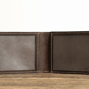 For Boshiho Vintage Slim Men's Bifold Short <b>Wallet</b> Open Closure Anti-Theft Feature Coin Pocket Driving License <b>Holder</b> - Product Image 3