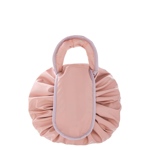 กระเป๋าเครื่องสำอางแบบมีเชือกผูกสำหรับเดินทางกระเป๋าจัดระเบียบเครื่องสำอางทำจากหนัง PU ออกแบบโลโก้ได้ตามต้องการ - Product Image 1