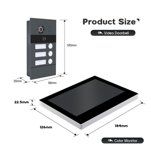 Mô hình mới thông minh video cửa hệ thống điện thoại với 1080P WIFI <span class=keywords><strong>interphone</strong></span> và mở khóa kiểm soát truy cập kim loại chuông cửa máy ảnh - Product Image 4