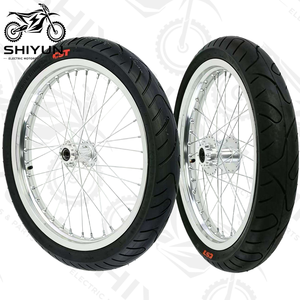 Set Roda Sur-Ron Light Bee |   17 X 1.60" 17 X 2.15" Kit Ban Motor Supermoto Dirt Bike Warna Perak - Product Image 2