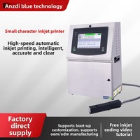 Printer Inkjet Otomatis Industri Kelas Industri Kecepatan Tinggi untuk Karakter Kecil, Kulit, dan Kartu