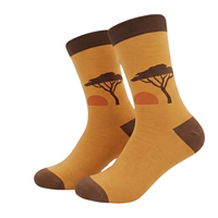 Chaussettes personnalisées avec logo, chaussettes de mode pour hommes, chaussettes fantaisie unisexes, chaussettes colorées amusantes en jacquard