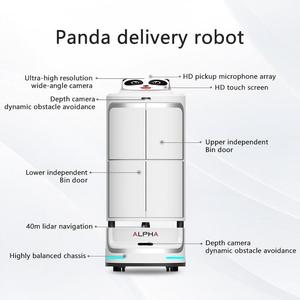 Robot Humanoide Automático para Entrega Comercial <span class=keywords><strong>de</strong></span> Alimentos con Pantalla Publicitaria - Product Image 5