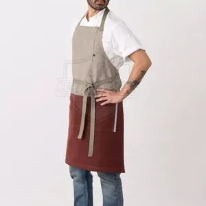 Delantal sin Mangas Niuweili de Alta Calidad con Diseño Moderno, Nuevo Delantal de Lona Personalizado para el Hogar y la Cocina, para Venta en Línea YL110212 - Product Image 3