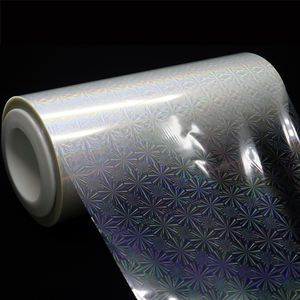 Полимерная ПЭТ голографическая пленка, профессиональная индивидуальная распродажа, Высококачественная полиэфирная мягкая упаковочная пленка VMPET Bopet, гибкая пленка - Product Image 2