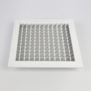 <span class=keywords><strong>Grille</strong></span> <span class=keywords><strong>murale</strong></span> décorative en aluminium à lames réglables à double déviation, registre mural, grilles d'air d'alimentation pour CVC avec registre - Product Image 2