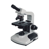 Microscope biologique composé binoculaire OPTO-EDU A12.1301-B 1600x, éclairage halogène, matériau métallique, garantie 3 ans
