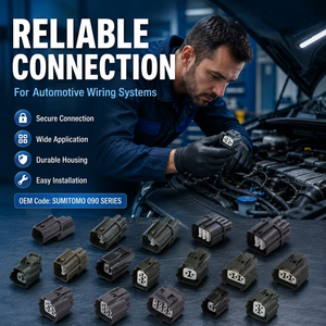 Conector Automotriz Eléctrico Impermeable Reelhon 6189-0129 de 2mm, Arnés de Cables Macho-Hembra de 1/2/3/4/6/8 Pines para Terminal - Product Image 2