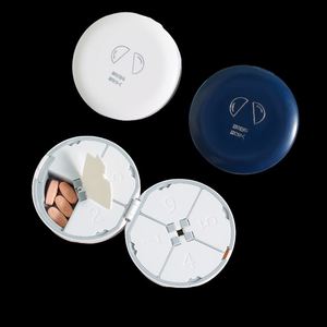 <b>8</b> Compartment Small Pill Box Plastic Capsule Case for Vitamins and <b>Tablets</b> - Product Image 1