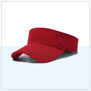 Casquettes de sport à visière réglables, casquettes de baseball en coton à dessus ouvert, visières de sport pour la course, le golf, le tennis, cadeau promotionnel - Product Image 4
