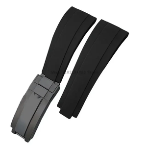 Özel logo 20mm TPU kauçuk saat kayışı nefes özelliği ile Metal toka değiştirme ile su geçirmez dalgıç kayış bilezik - Product Image 6