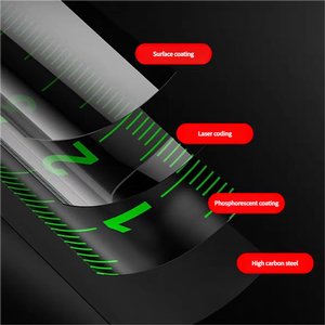 Tùy chỉnh gói Logo thép không gỉ Metric tự động khóa hai mặt có thể thu vào băng biện pháp 5M/7.5m/10M dụng cụ cầm tay - Product Image 2